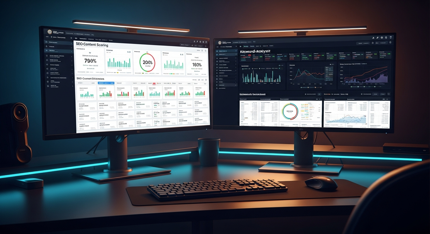 AI SEO writing tools dashboard interface comparison tested in 2026