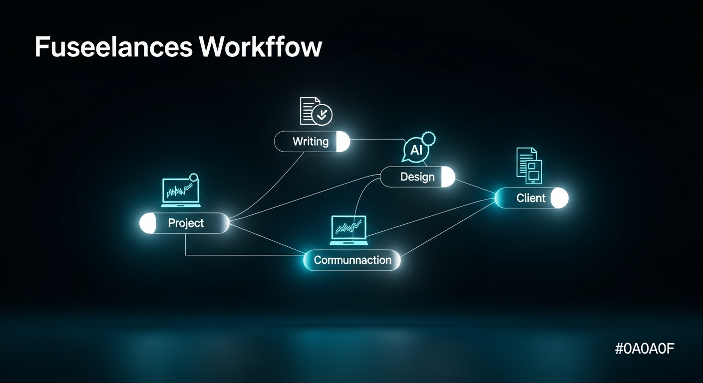 AI tools integrated into modern freelance workflow 2026