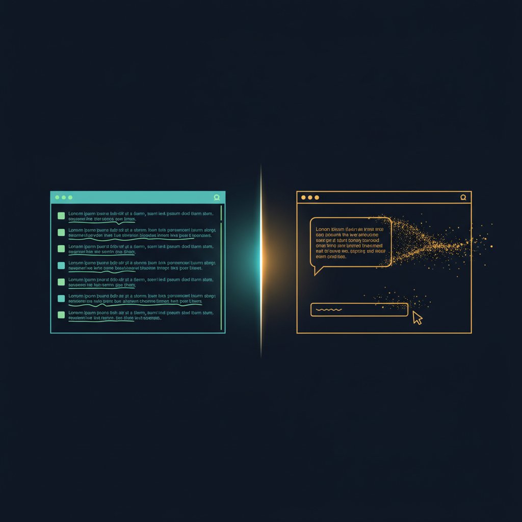Grammarly browser extension and ChatGPT interface comparison for writing